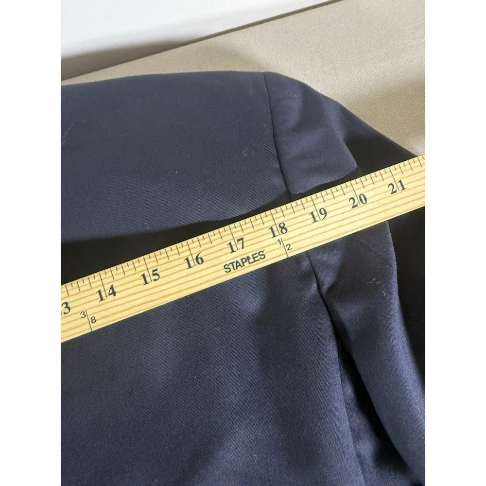 Brooks Brothers Blazer 44L 1818 Regent Suit Wool Blue 2 Button Made in USA